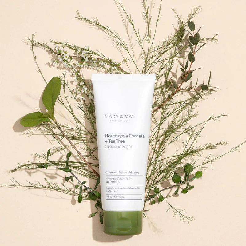 Mary&May Houttuynia Cordata + Tea Tree Cleansing Foam