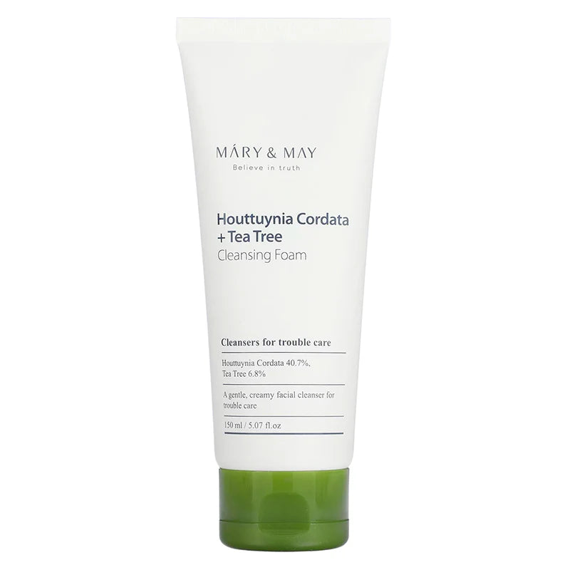 Mary&May Houttuynia Cordata + Tea Tree Cleansing Foam