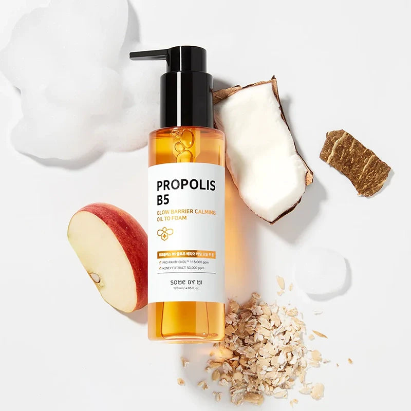 Somebymi Propolis B5 Glow Barrier Calming Oil To Foam