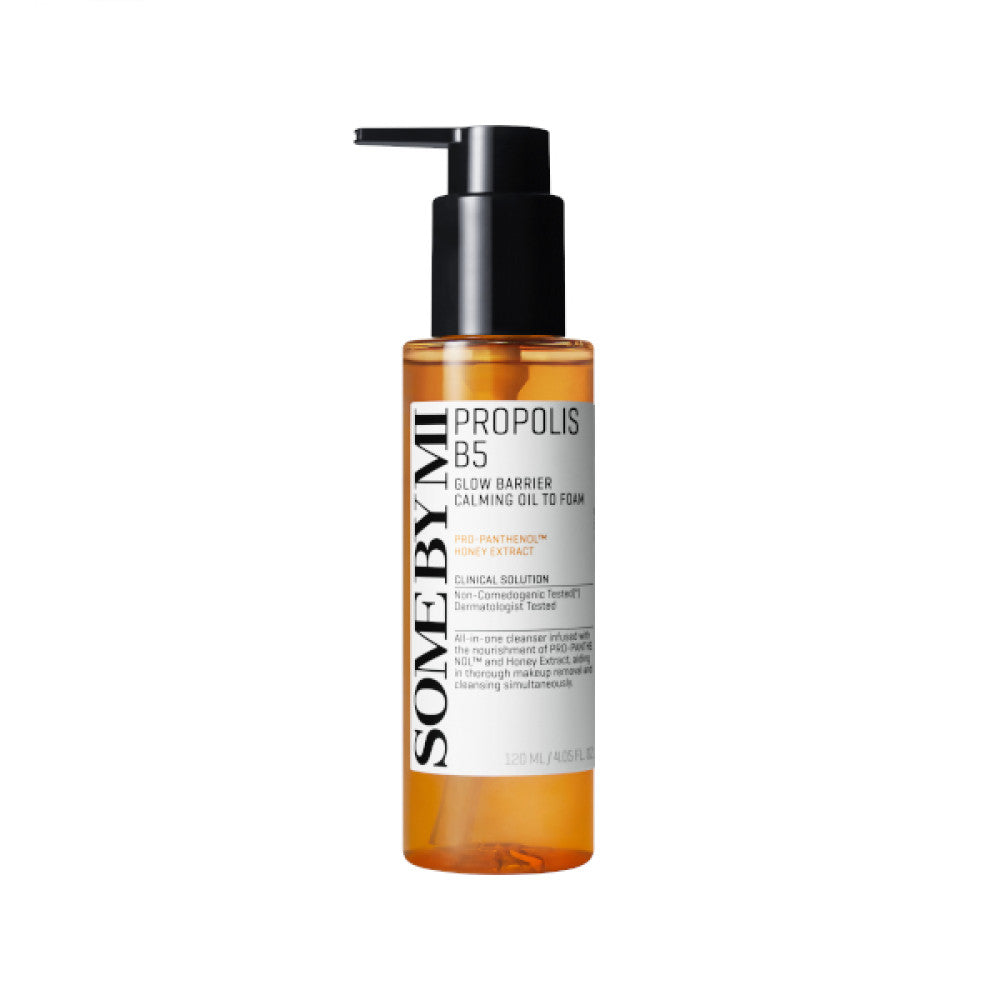 Somebymi Propolis B5 Glow Barrier Calming Oil To Foam